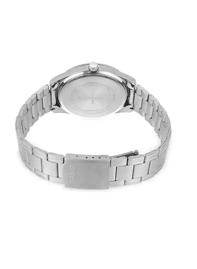 Casio Stainless Steel Triple-Fold Clasp Watch MTP-V004D-7CUDF.webp