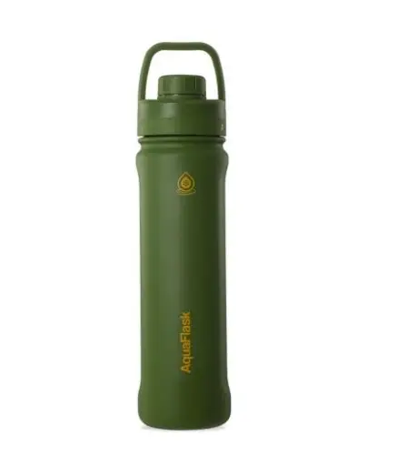 زجاجة مياه Aqua Flask سبورت 650 مل أخضر موس AF-T130