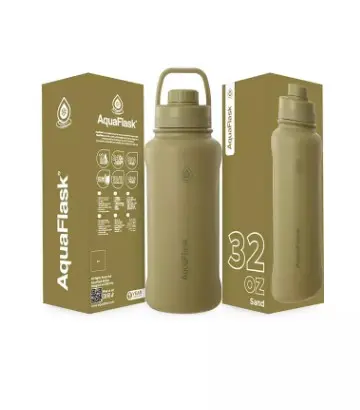 زجاجة مياه Aqua Flask سبورت 946 مل رملي AF-V197
