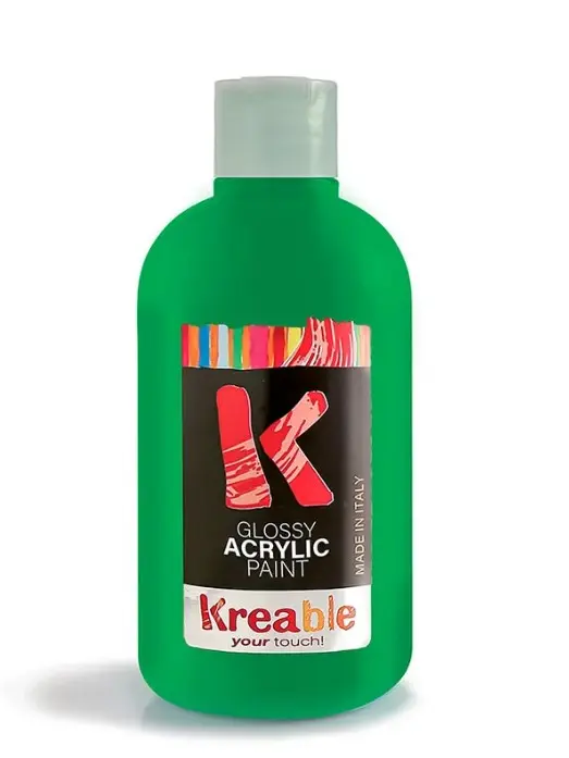 Italian Bright Green Acrylic Paint 500ml