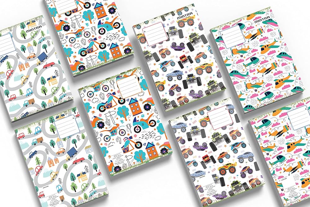 كشكول 80 ورقة 9 أسطر  مقاس  16*22.5