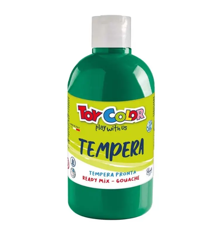 Italian Bright Dark Green Washable Gouache Paint 500ml