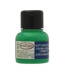Italian Matte Acrylic Paint Bright Green 50ml