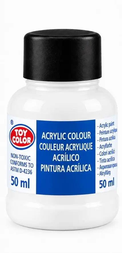 Italian White Acrylic Paint 50ml