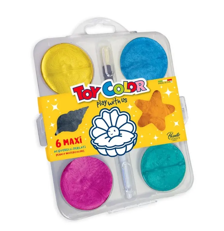 Italian Large Stone Paint Set – 6 Colors
