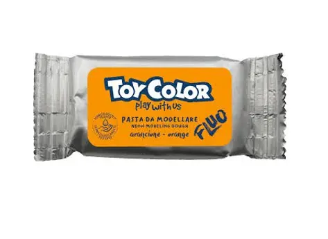 Orange Plastocine Modeling Clay 100g
