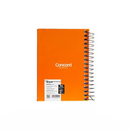 Bravo Mini Hard Cover Notebook 4-Subject 145 Sheets