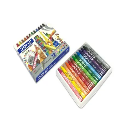 Doms Jumbo Wax Crayons Set – 12 Colors