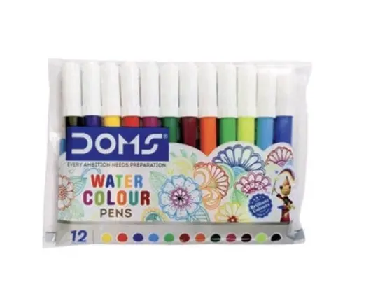 Doms Short Sketch Pens Set – 12 Colors 