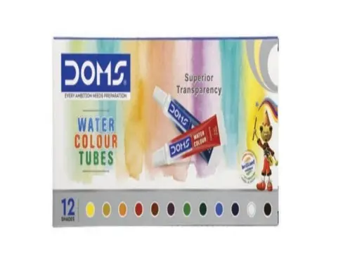 Doms Water Colors Tubes Set – 12 Colors