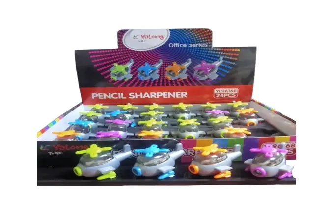 Yalong Helicopter-Shaped Plastic Pencil Sharpener