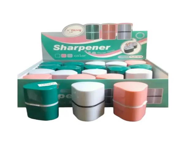 Yalong 3-Hole Plastic Sharpener - Makeup Box Design