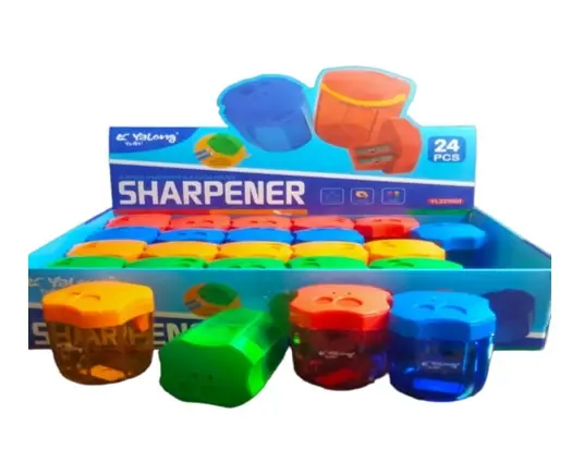 Yalong Cat-Leg Shaped Plastic 2-Hole Sharpener