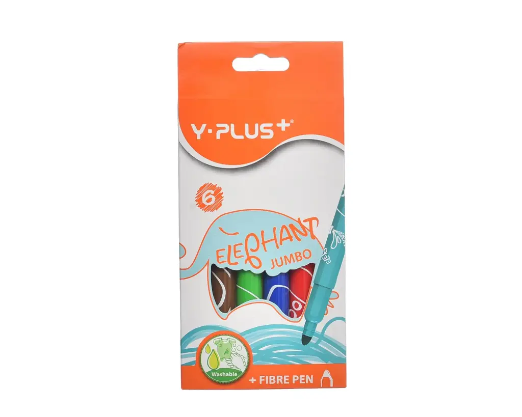 Y-Plus SMART Jumbo Markers 6 Colors FP250300