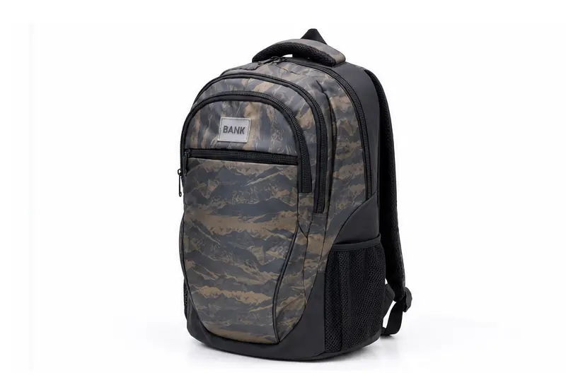 BANK Backpack Black/Brown 4-2BR