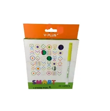 SMART Y Plus Long Tip Marker Set 12 Colors Cardboard Box FP250100