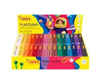 Jovi Modeling Clay Stand 50g Assorted Colors 30 Pieces