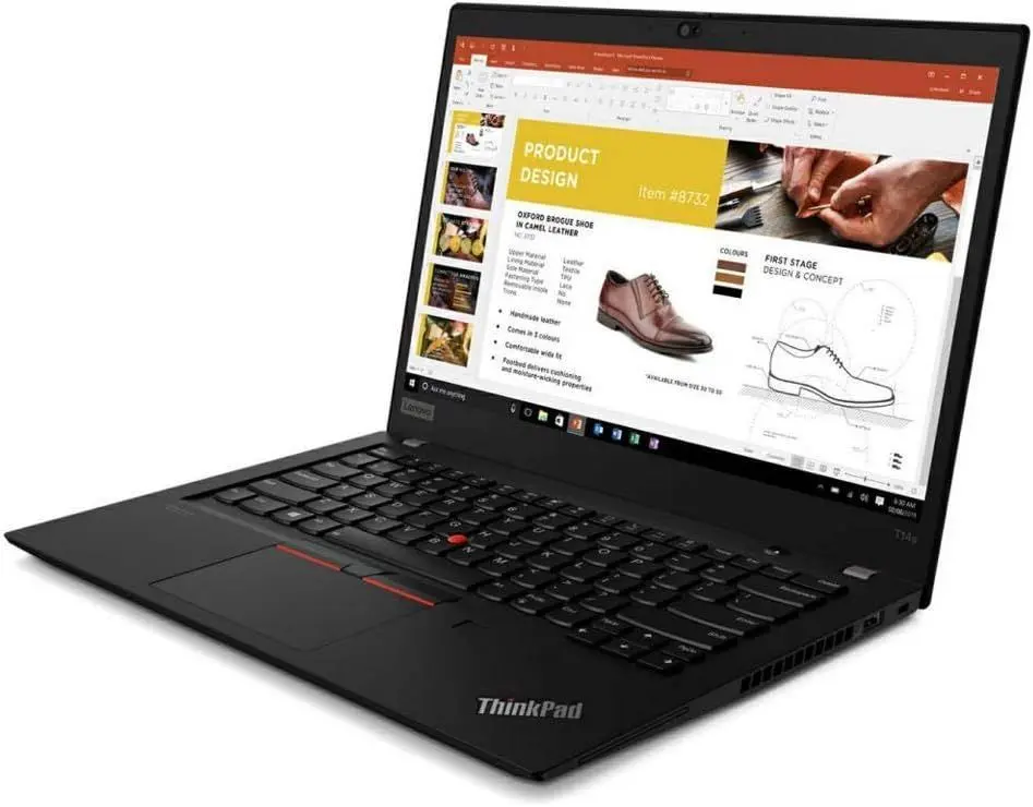 Lenovo ThinkPad T14 Gen 1 Laptop – Intel Core i5-10310U, 8GB RAM, 14" Display, Intel UHD Graphics, Black