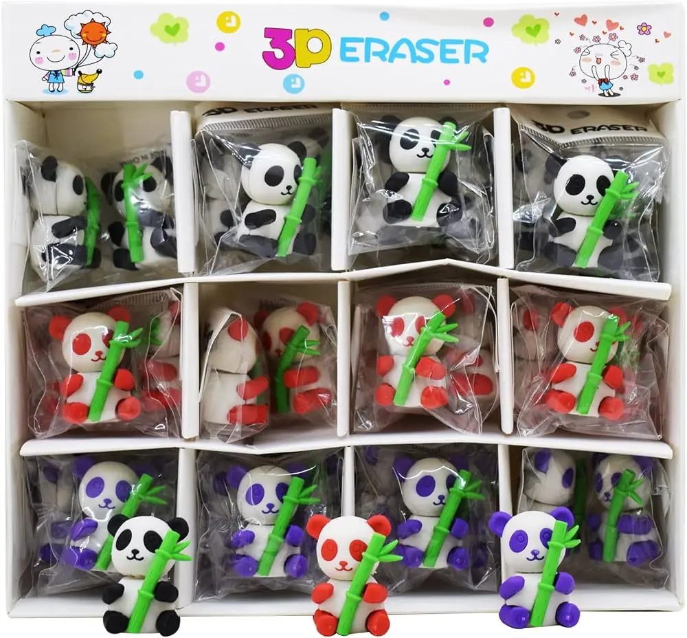 Eraser Panda 1102 Dozen 36 Pieces