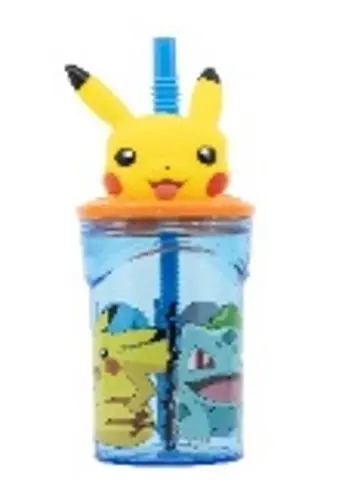 STOR 3D Figurine Tumbler Kids Water Bottle 360 ml - Pokémon