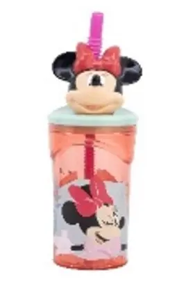 زجاجة مياه أطفال STOR 3D Figurine Tumbler سعة 360 مل - Minnie Mouse