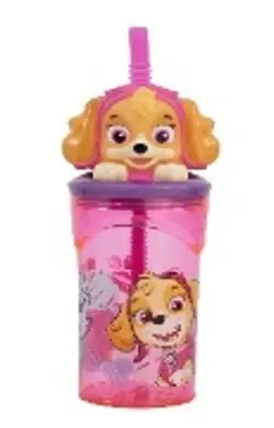 زجاجة مياه أطفال STOR 3D Figurine Tumbler سعة 360 مل - Paw Patrol Girl