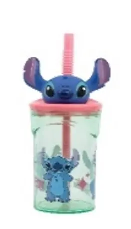 زجاجة مياه أطفال STOR 3D Figurine Tumbler سعة 360 مل - Stitch