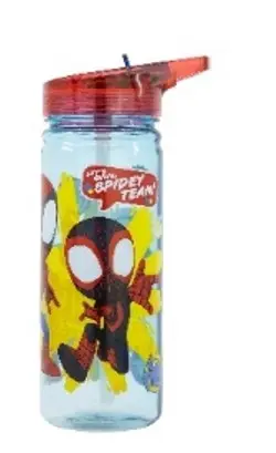 زجاجة مياه أطفال STOR Large Ecozen Bottle سعة 580 مل - Spidey