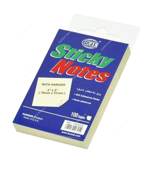 Pack of 12 Sticky Notes 2x2 Inch Post-it Plain Yellow