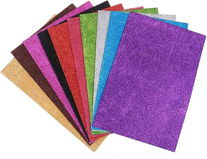 A4 Glitter Foam Sticker