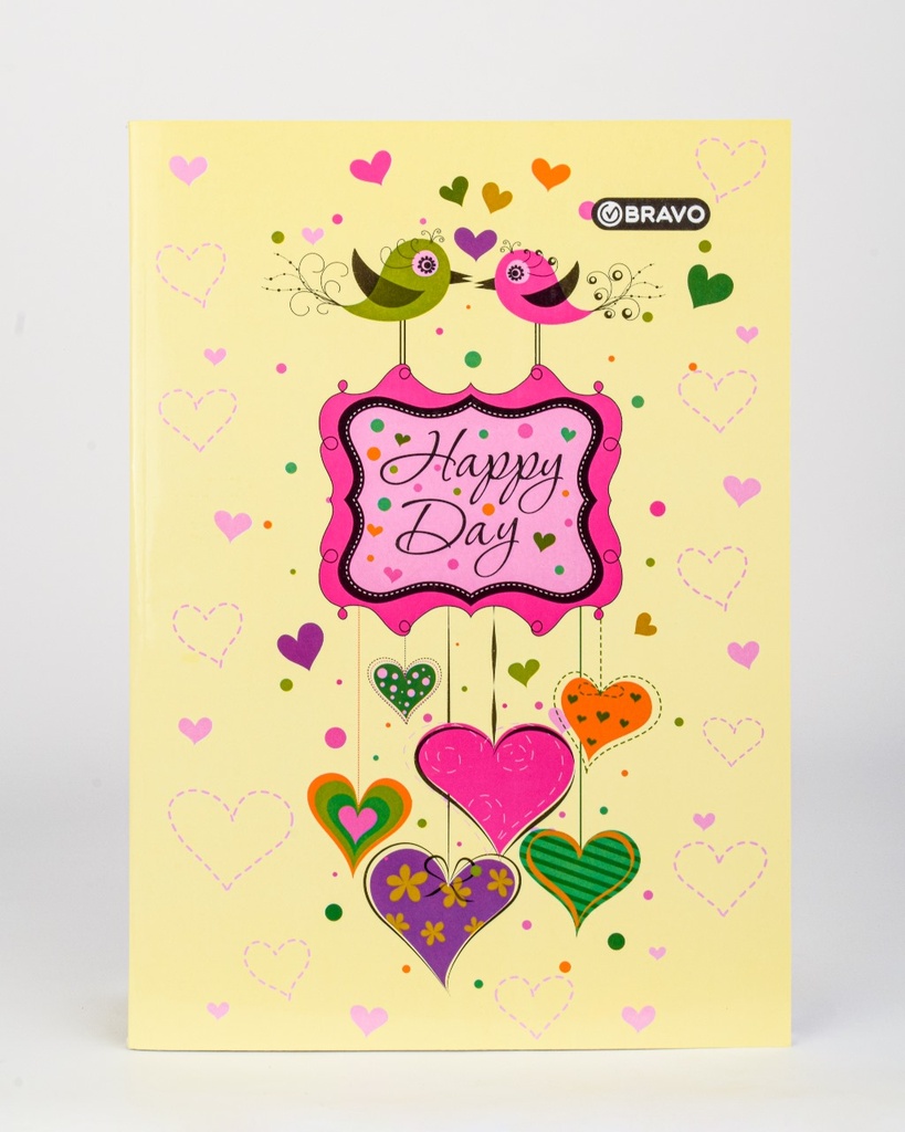 كشكول ايطالى كبير 60 ورقةشرنك غلاف اشكال 10 كشكول