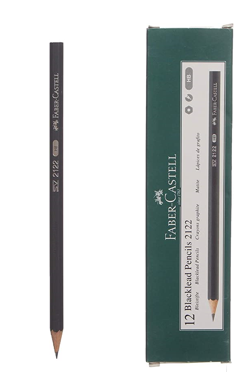 قلم رصاص فابر كاستل 2122 (2B) بدون أستيكه - عبوه 12 قلم