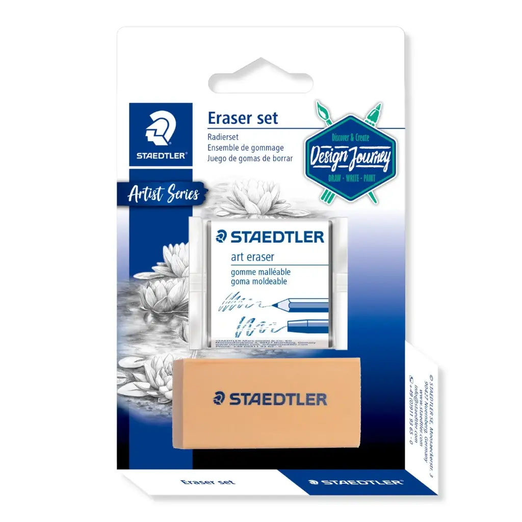 طقم استيكة ستدلر 2 قطعة blister