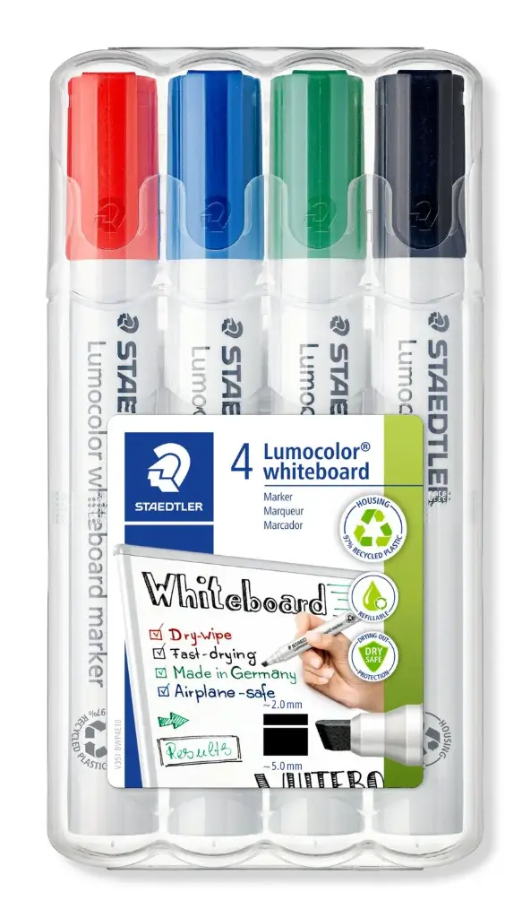STAEDTLER Whiteboard marker Lumoc. 4pcs.Box