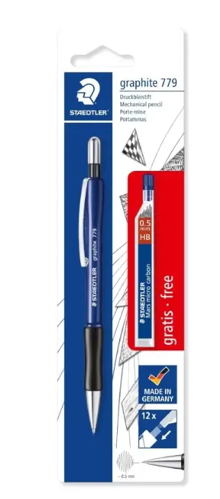 STAEDTLER Mechanical pencil micro 0.5 blister+leads