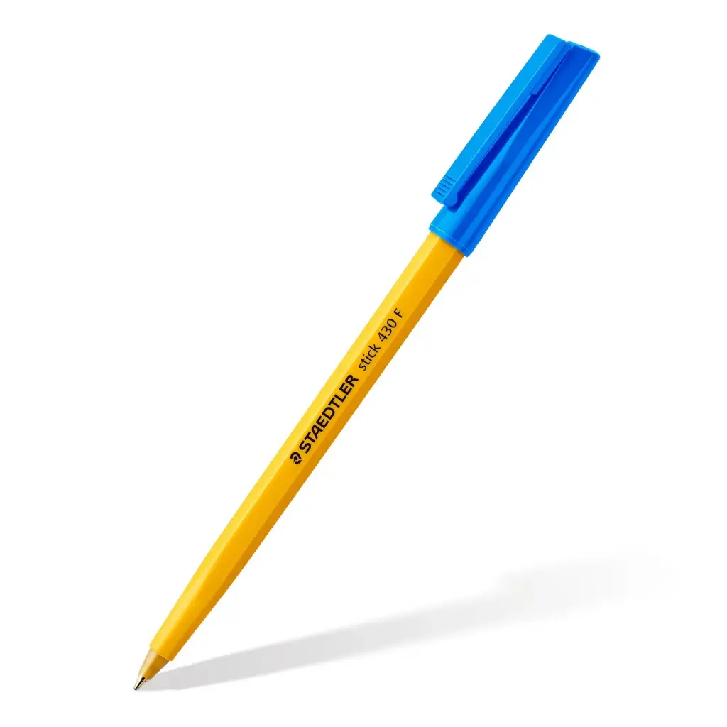 STAEDTLER Ballpoint pen stick 430 F blue