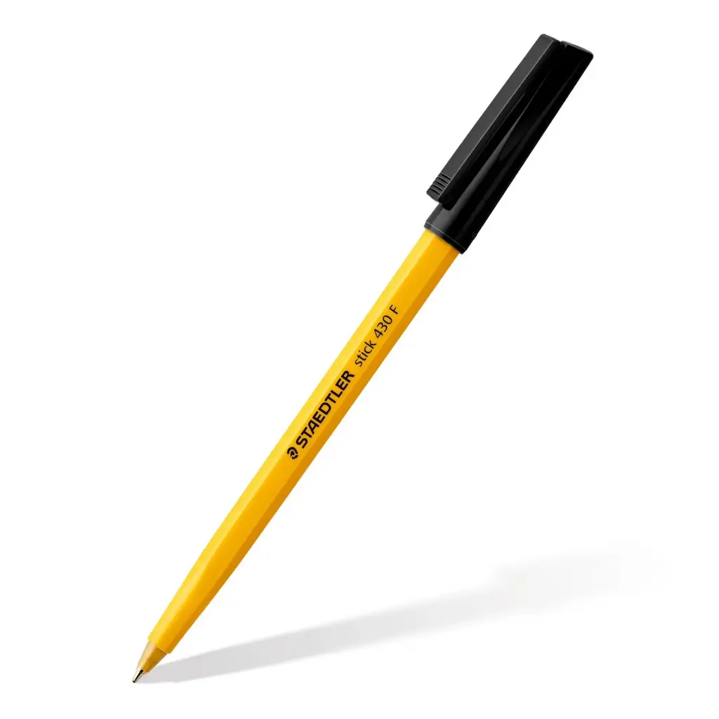 STAEDTLER Ballpoint pen stick 430 F black