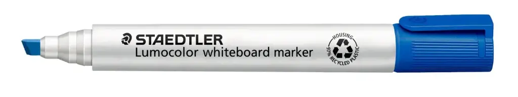 STAEDTLER Lumocolor Whiteboard Marker Blue – Chisel Tip