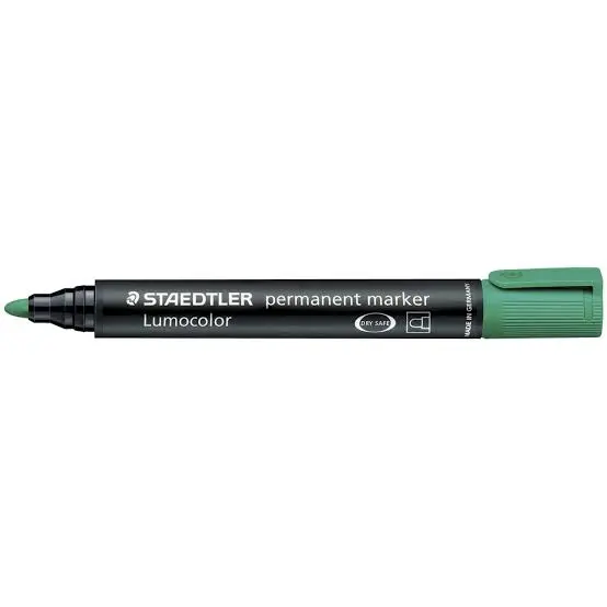 ماركر ستدلر Lumocolor permanent أخضر