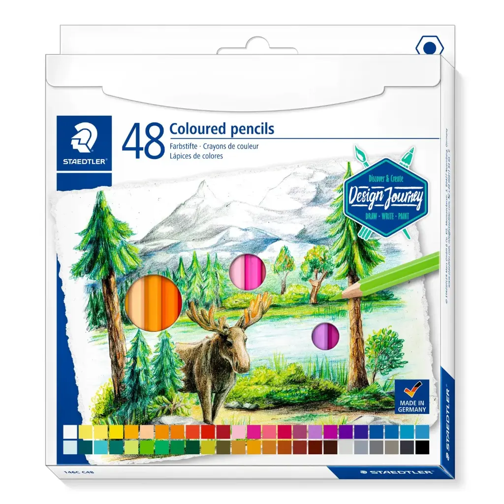 STAEDTLER Colored Pencils 48 Pieces – Cardboard Box