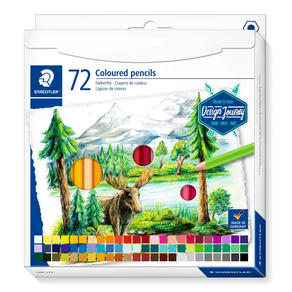 STAEDTLER Colored Pencils 72 Pieces – Cardboard Box