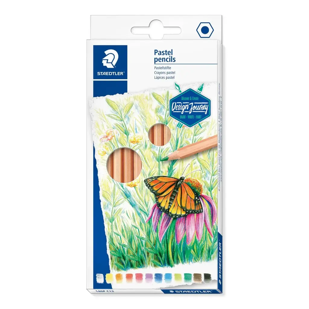 STAEDTLER Pastel Colour Pencils 12 Colors