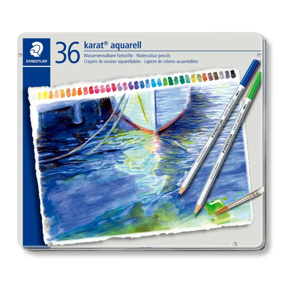 أقلام تلوين مائية ستدلر Karat Aquarell 36قطعة