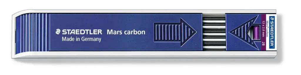 STAEDTLER Drawing lead Mars carbon 2B 12pcs