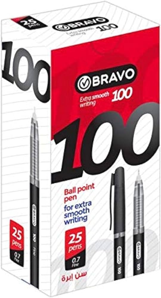 Bravo Ball Pen Bravo 100 - 25 Pen - Black