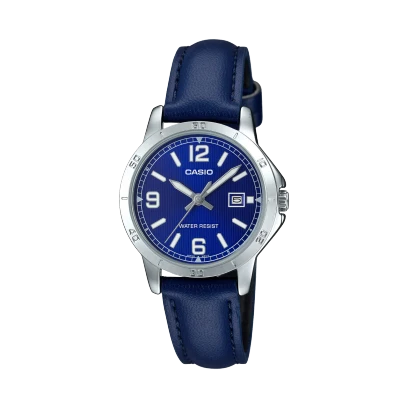 Casio Leather Band Watch LTP-V004L-2BUDF