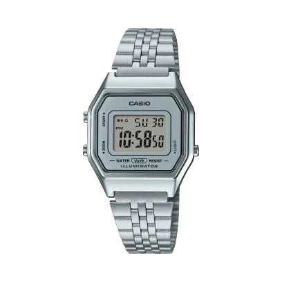 Casio Stainless Steel Adjustable Clasp Watch LA680WA-7DF