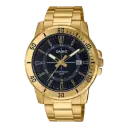 Casio Stainless Steel Triple-Fold Clasp Watch MTP-VD01G-1CVUDF