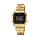 Casio Stainless Steel Adjustable Clasp Watch LA680WGA-1BDF