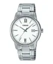 Casio Stainless Steel Triple-Fold Clasp Watch MTP-V002D-7B3UDF